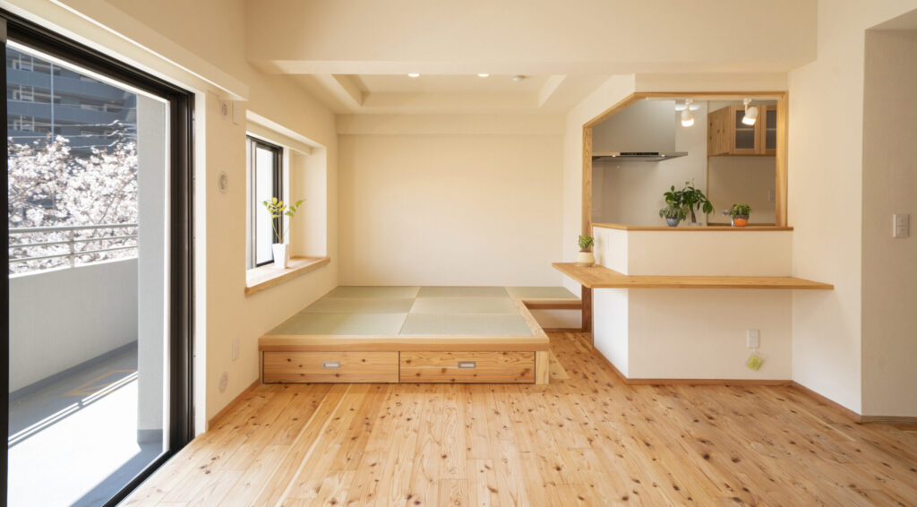 さくらに囲まれた自然と暮らす木の家