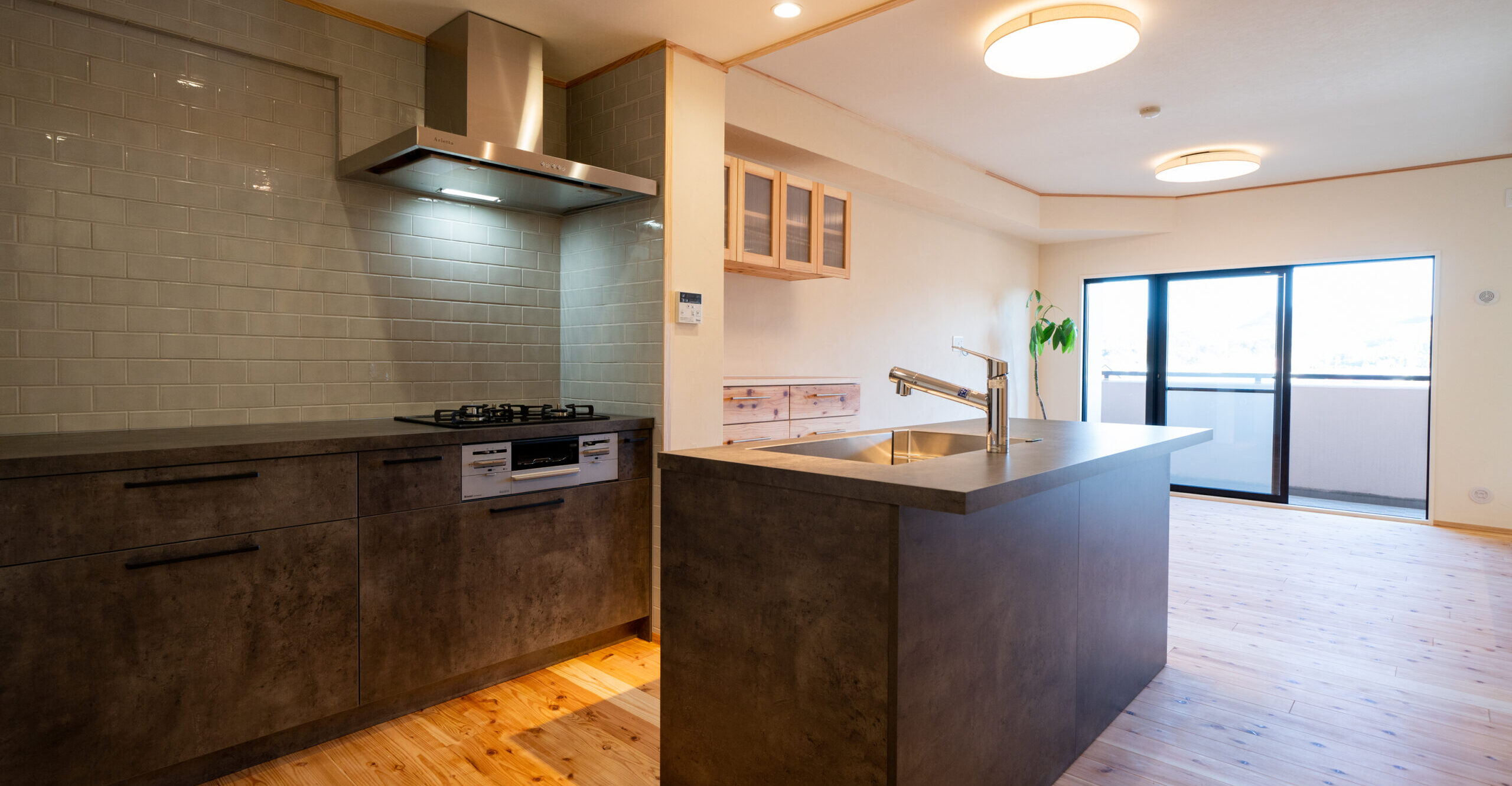 家族で囲む♪アイランドキッチンの家