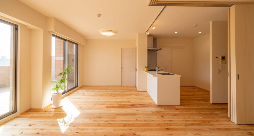 名島河畔を庭から眺める♪笑顔の花咲く家族のお城